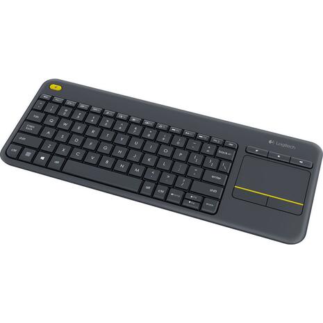 Ασύρματο πληκτρολόγιο και ποντίκι Logitech K400 Plus (920-007145) Αγγλικά πλήκτρα